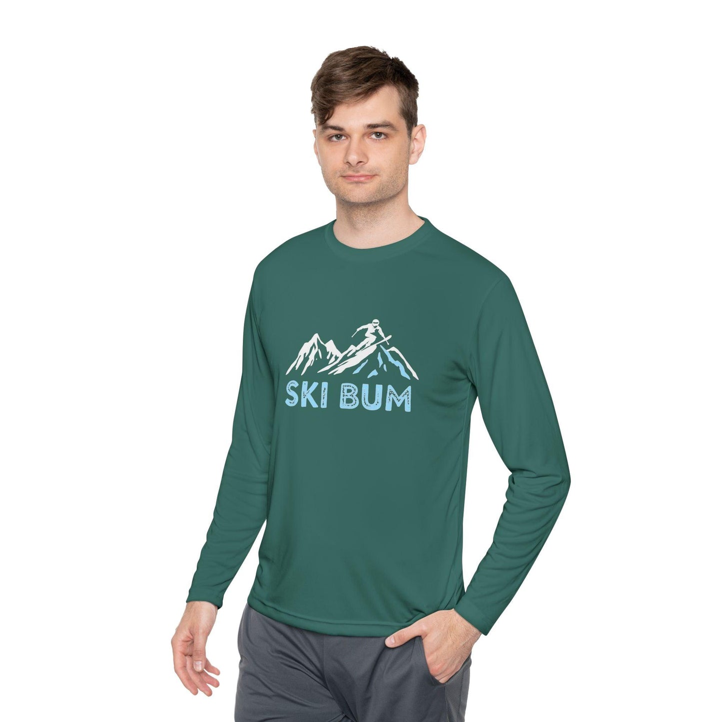 Ski Bum Long Sleeve Tee - Sport Material - Unisex Apparel.