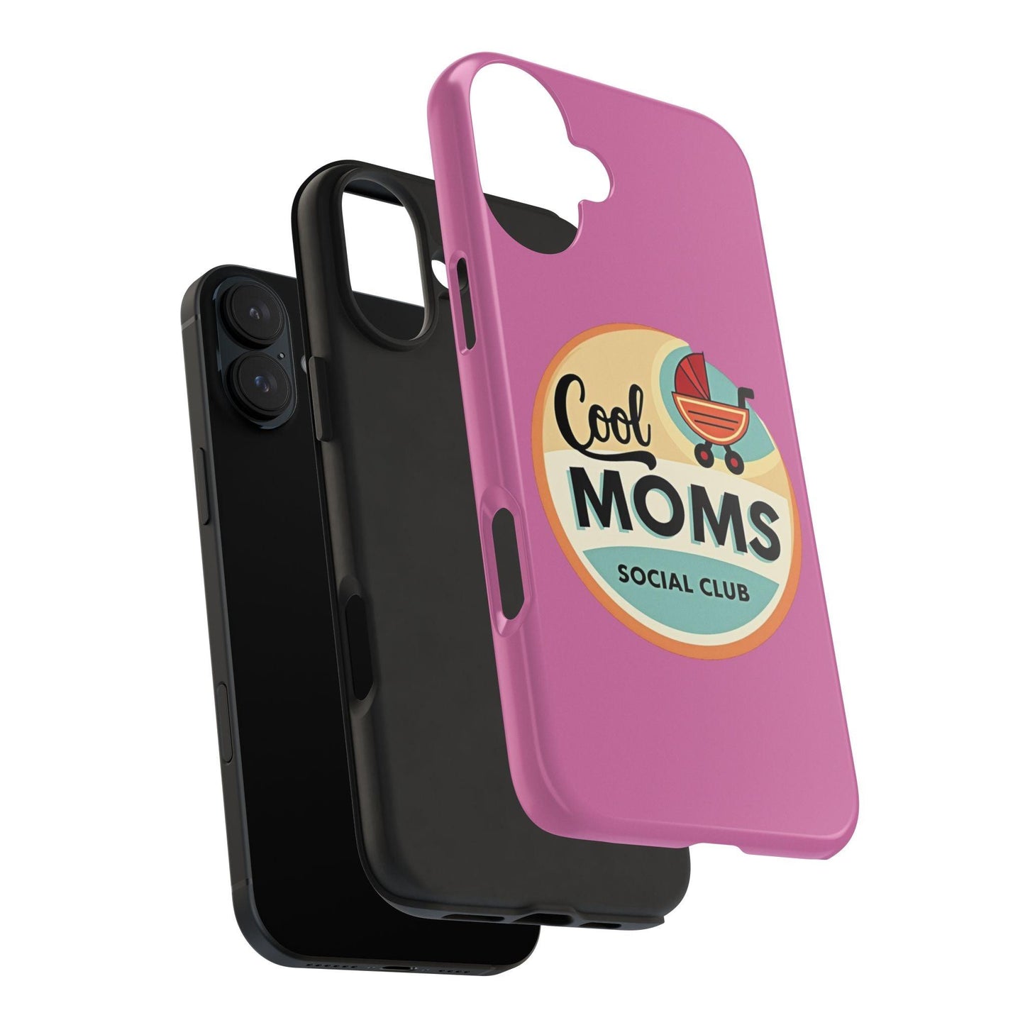 Retro Cool Moms Social Club Tough Phone Cases for Phones - Even Keel LLC