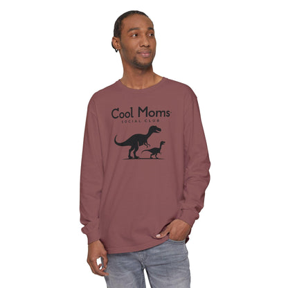 Dinosaur Long Sleeve T-Shirt for Cool Moms Social Club - Even Keel LLC