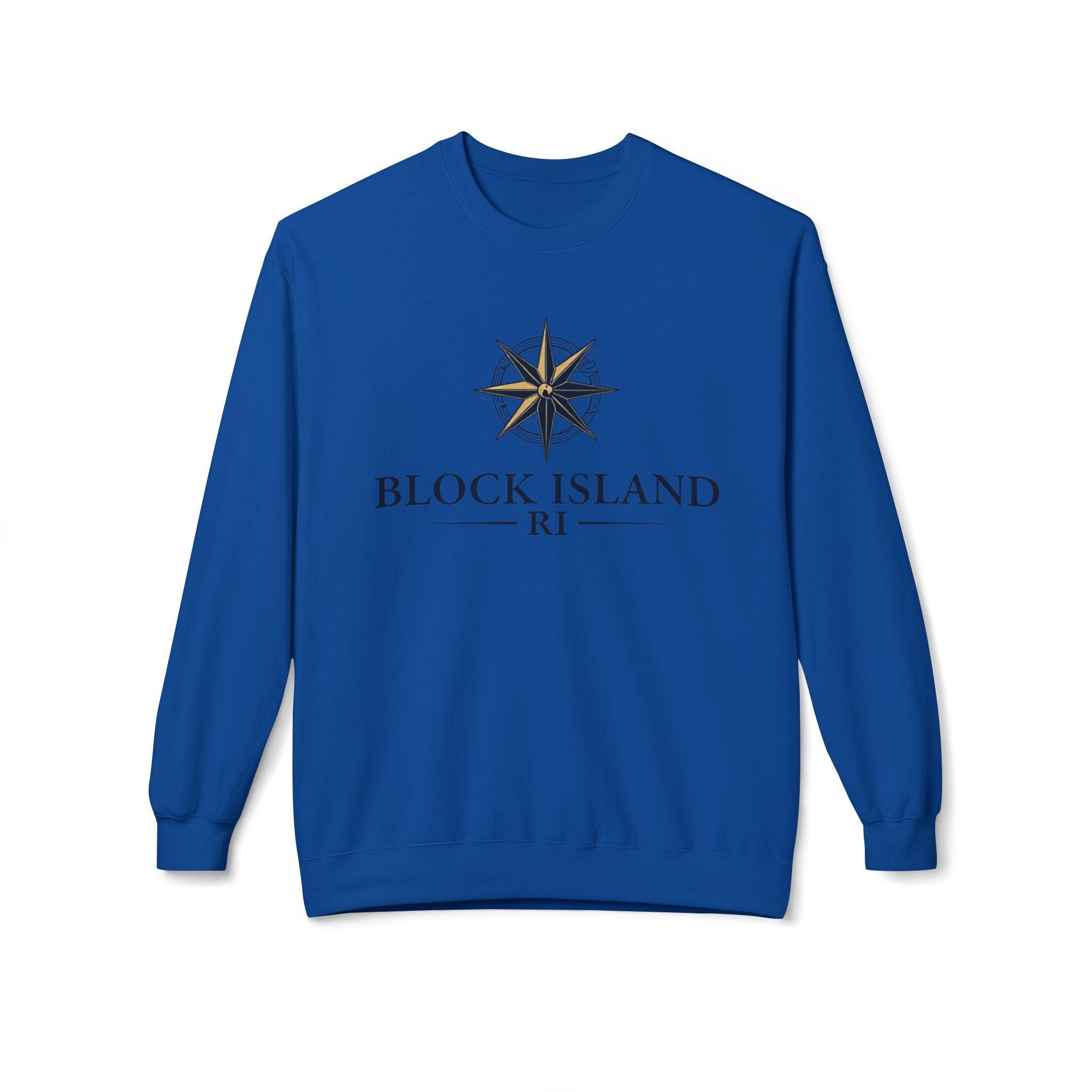 Nautical Block Island, RI Sweatshirt for Coastal Living - Even Keel LLC