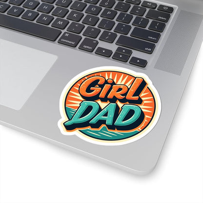 Girl Dad Sticker Durable Vinyl for Home Decor and Gifts - Even Keel LLC