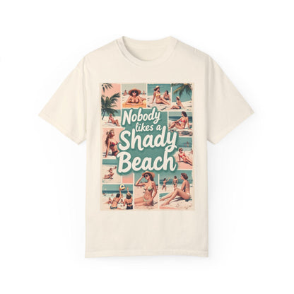 Retro Beach T-Shirt - Nobody Likes a Shady Beach Tee - Even Keel LLC