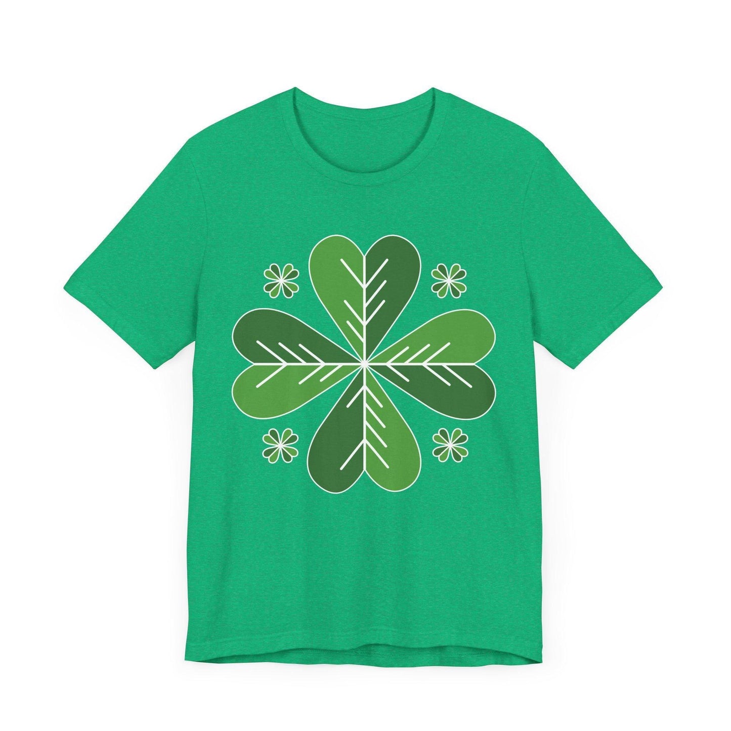 Psychedelic Celtic Shamrock T-Shirt for St. Patrick's Day.