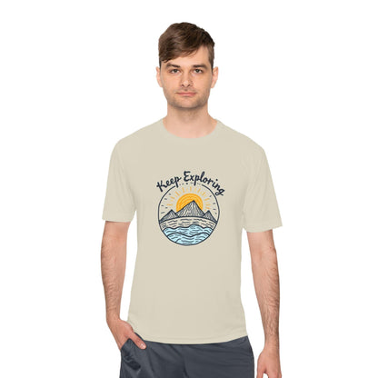 Keep Exploring T Shirt Quick Dry Unisex Adventure Tee.