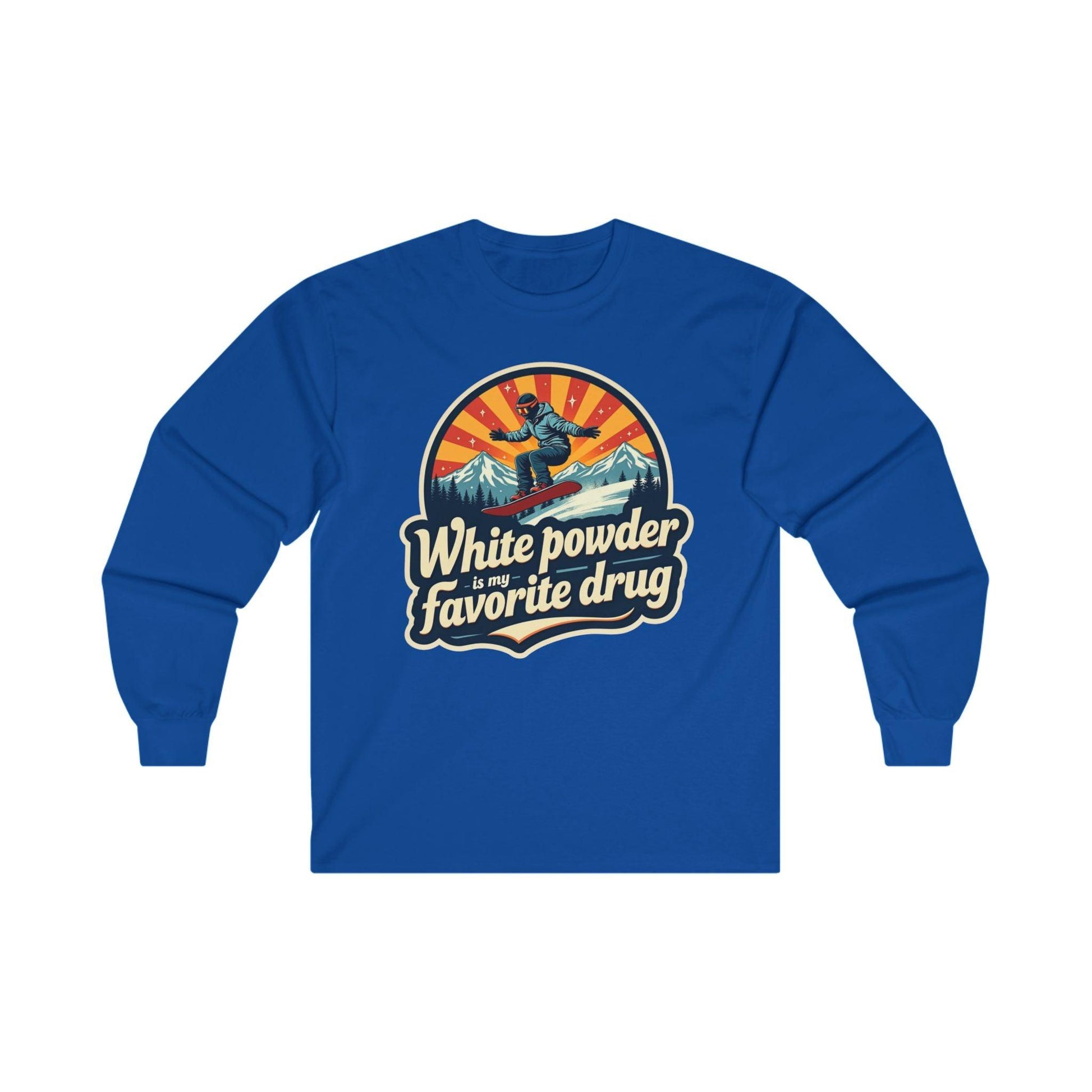 Witty Snowboarding Long Sleeve Tee for Winter Sports Wear - Even Keel LLC