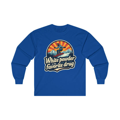 Witty Snowboarding Long Sleeve Tee for Winter Sports Wear - Even Keel LLC