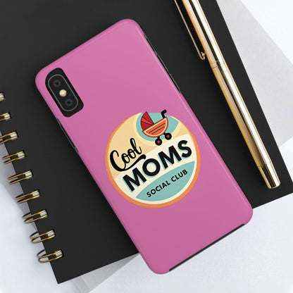 Retro Cool Moms Social Club Tough Phone Cases for Protection - Even Keel LLC