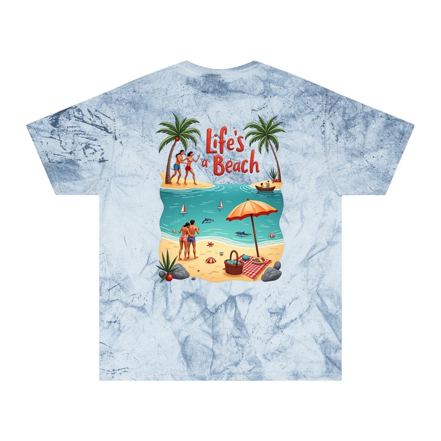 Life's a Beach Unisex T-Shirt Coastal Wear for Relaxation - Even Keel LLC