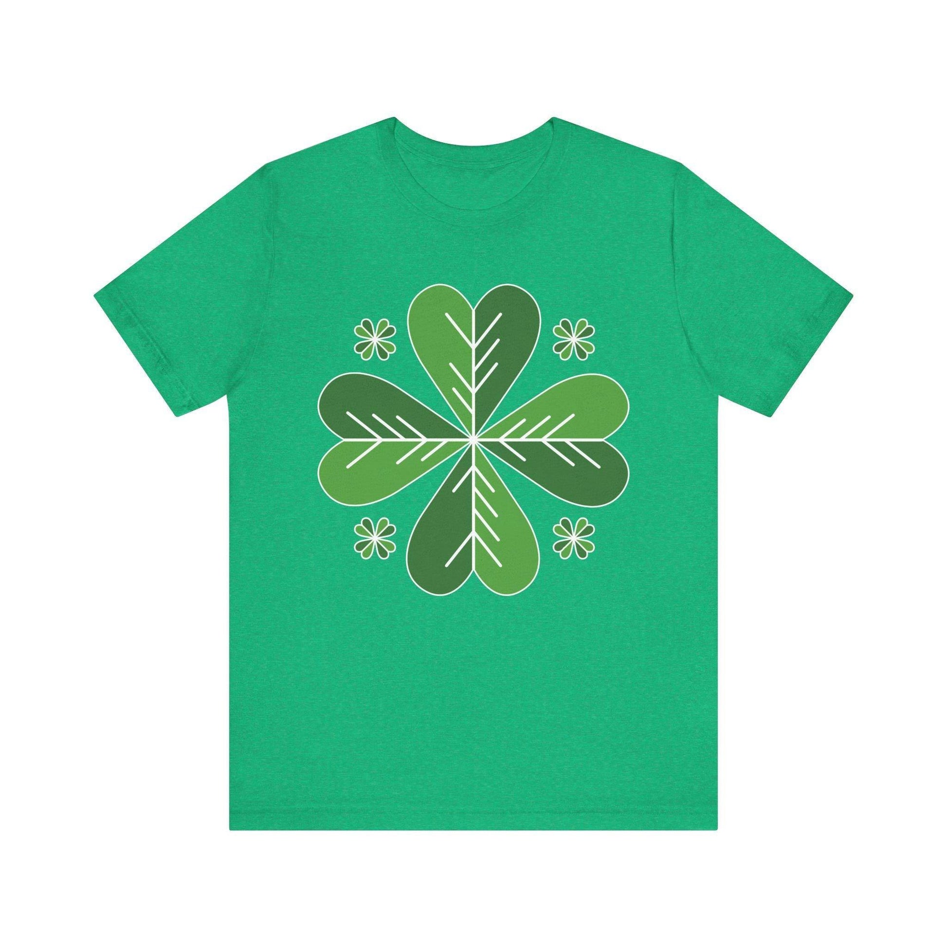 Psychedelic Celtic Shamrock T-Shirt for St. Patrick's Day.