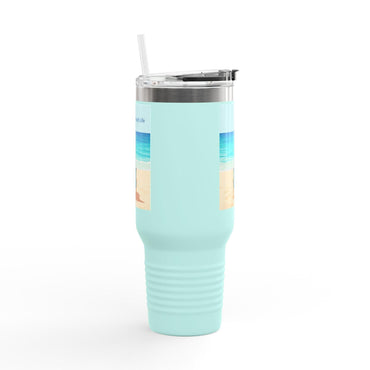 40oz Travel Mug - Beach Life Design for Outdoor Adventures - Even Keel LLC