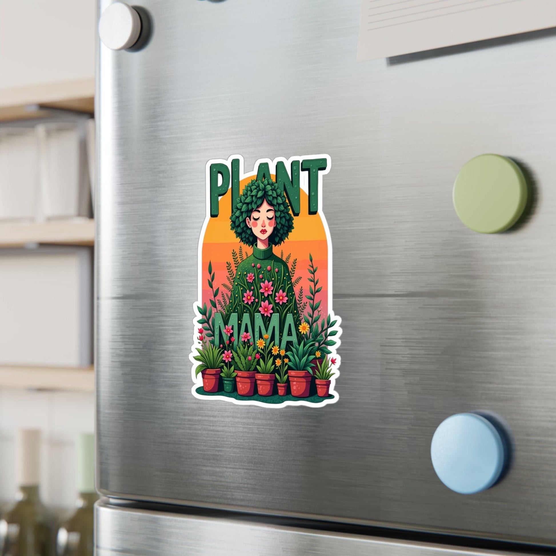 Plant Mama Decal Water Resistant Vinyl Sticker Design - Even Keel LLC