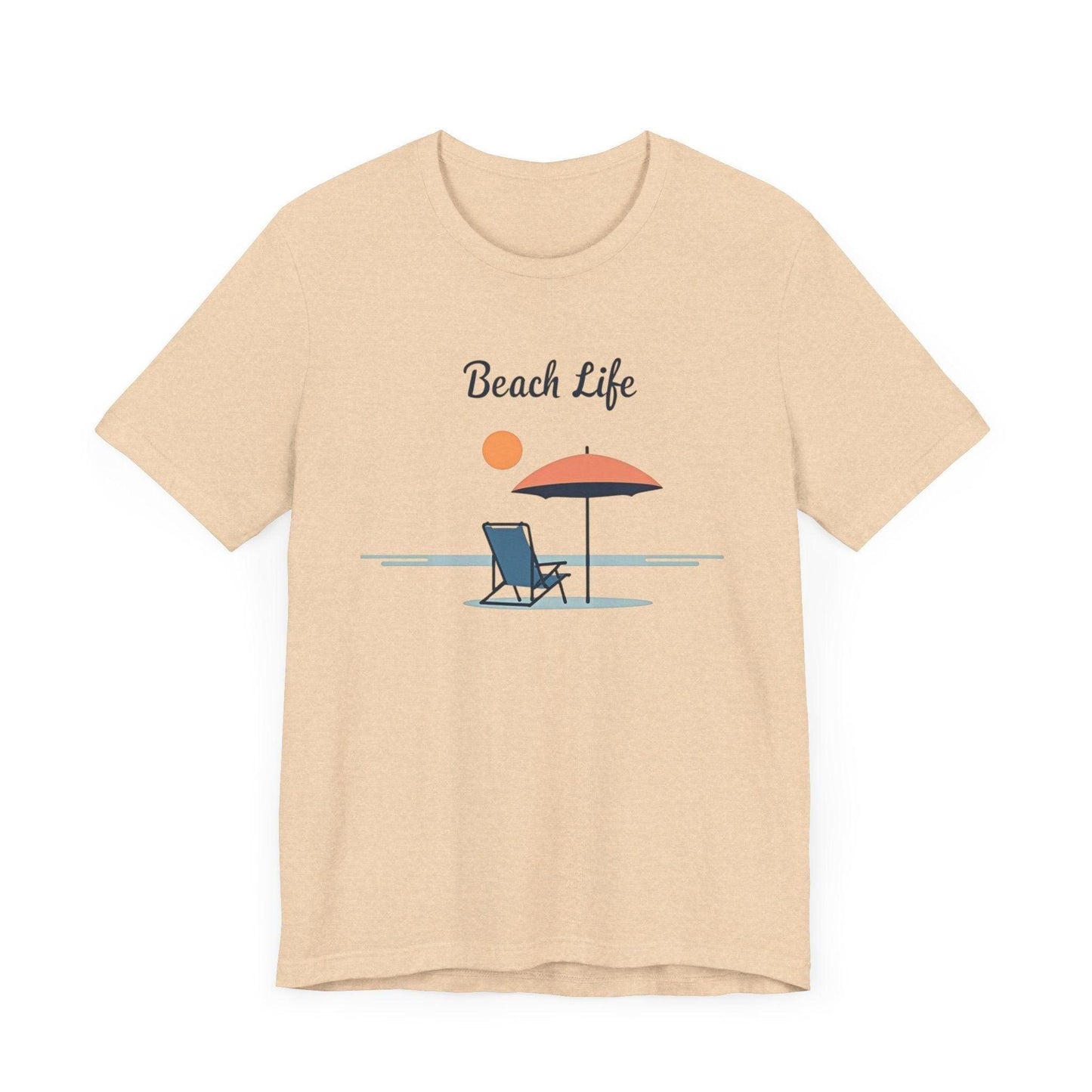 Life's a Beach Unisex Tee Comfortable Tropical Vacation Shirt - Even Keel LLC