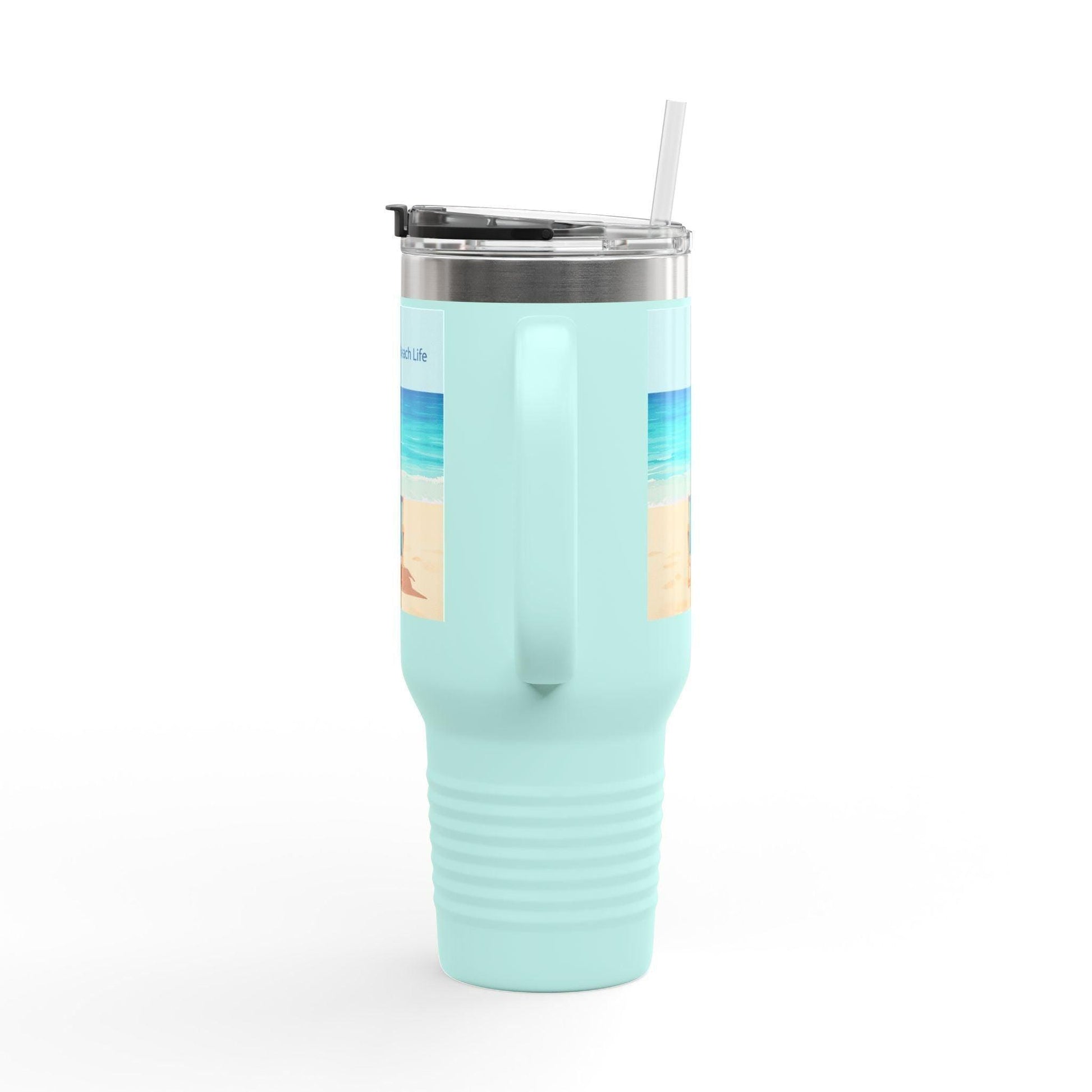 40oz Travel Mug - Beach Life Design for Outdoor Adventures - Even Keel LLC