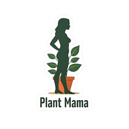 Curvy Plant Mom Decal for Home and Garden Decor - Even Keel LLC