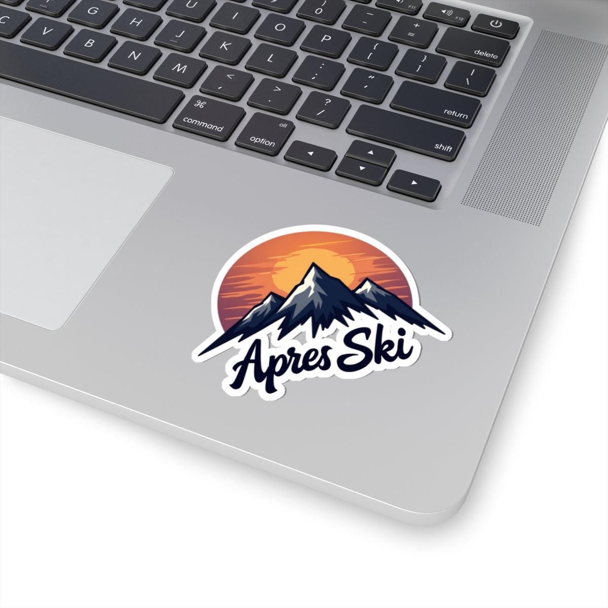 Apres Ski Sticker - Custom Kiss-Cut Vinyl Decals - Even Keel LLC