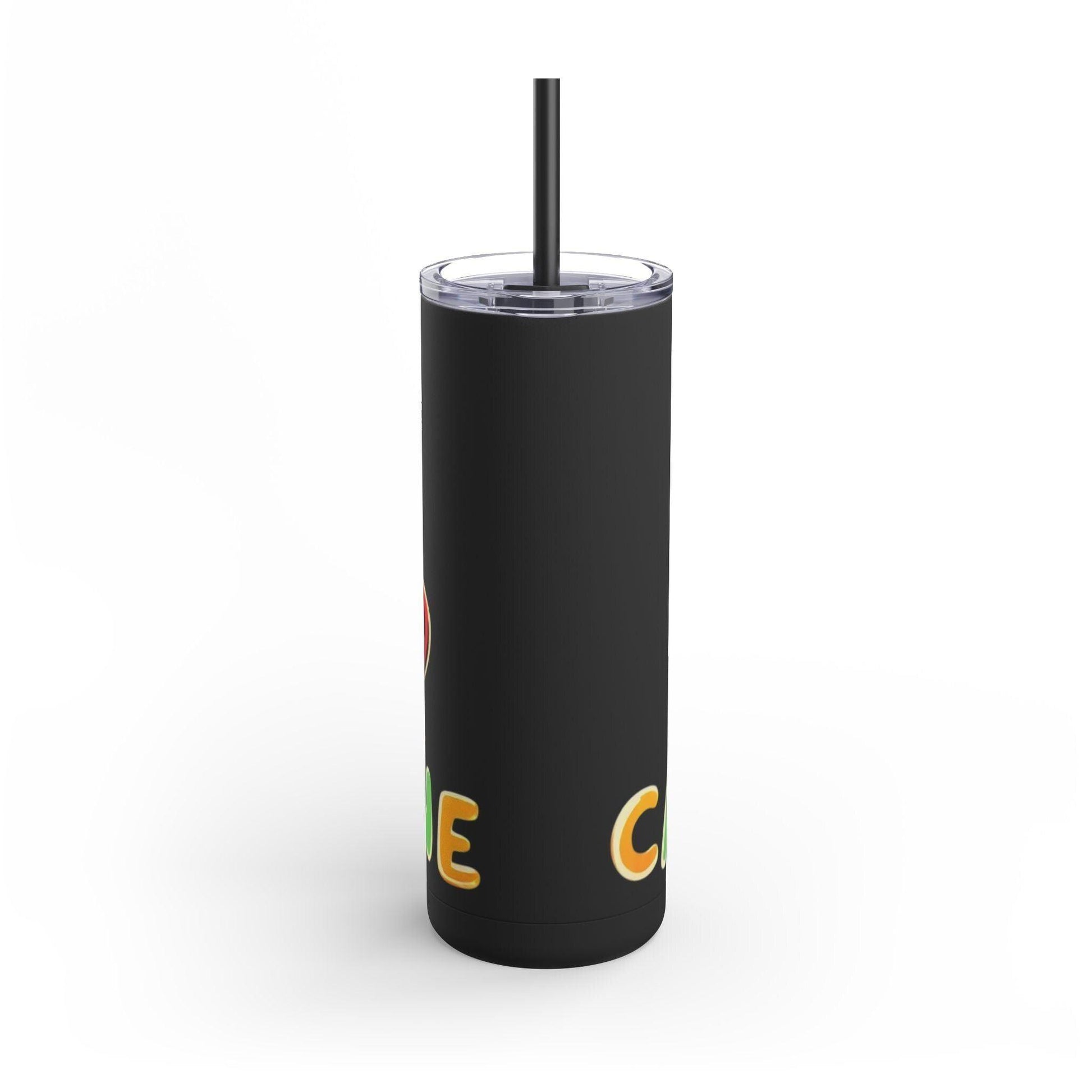 Matte Tumbler: Caffeine 20oz Insulated Drinkware Option - Even Keel LLC