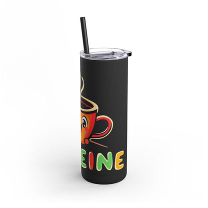 Matte Tumbler: Caffeine 20oz Insulated Drinkware Option - Even Keel LLC