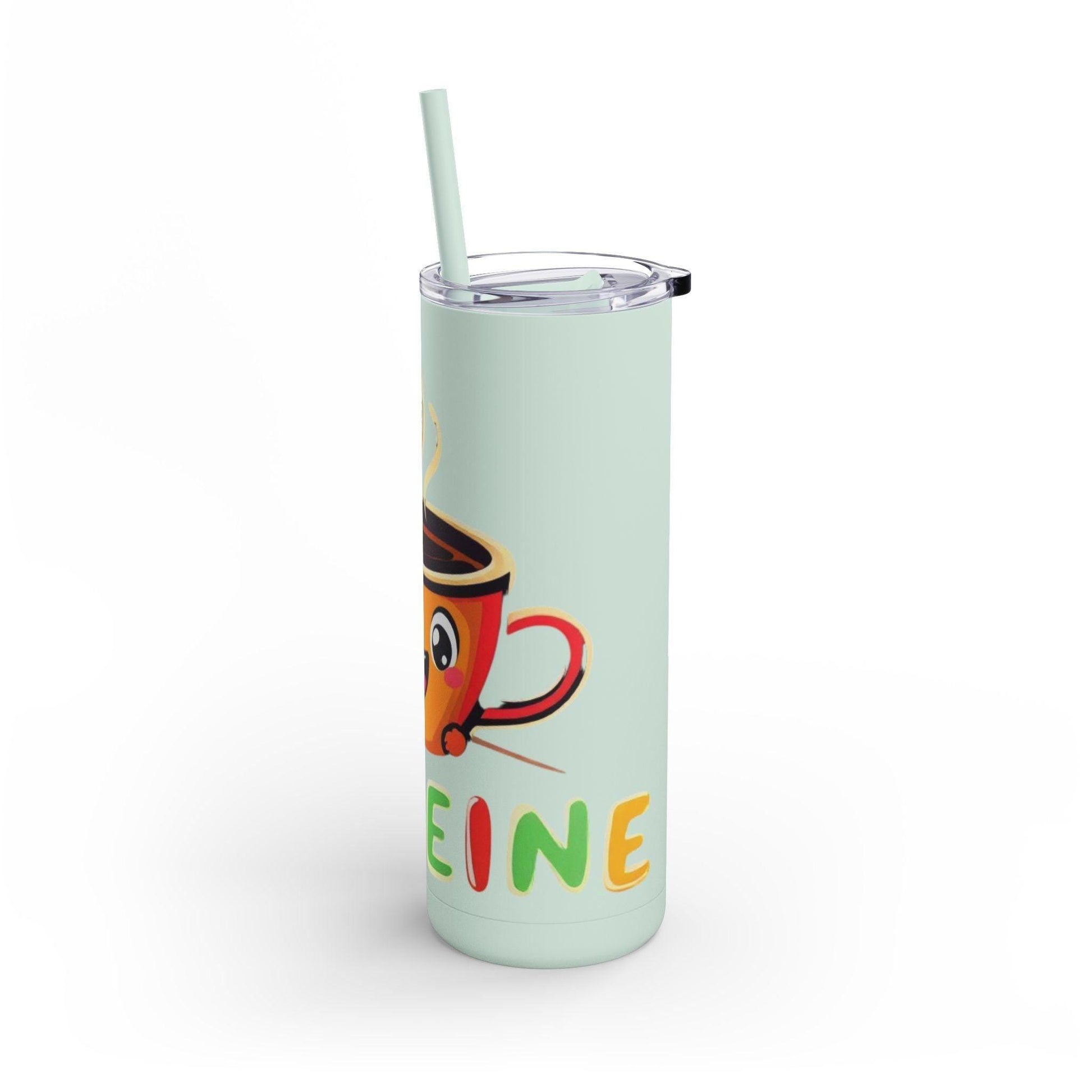 Matte Tumbler: Caffeine 20oz Insulated Drinkware Option - Even Keel LLC