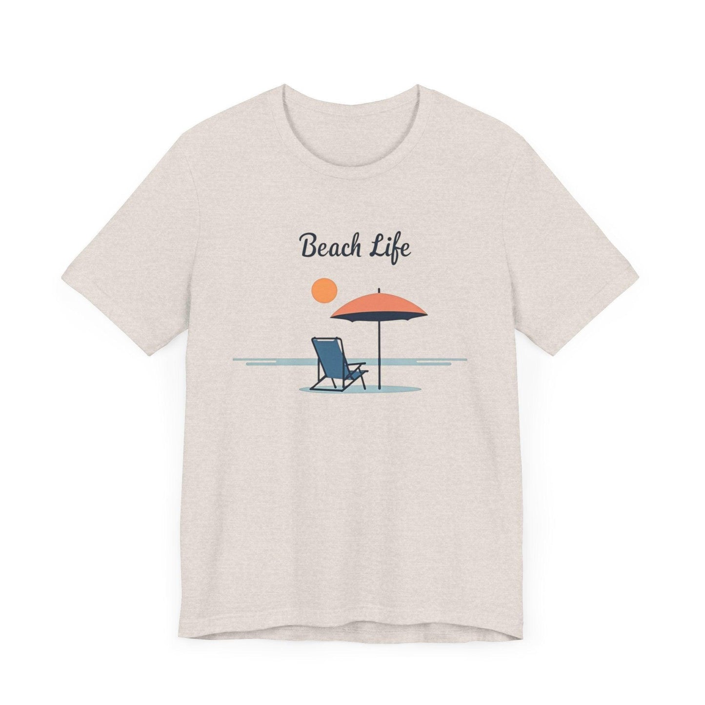 Life's a Beach Unisex Tee Comfortable Tropical Vacation Shirt - Even Keel LLC