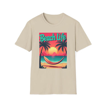 Vibrant 'Life's a Beach' T-Shirt for Summer Beach Lovers - Even Keel LLC