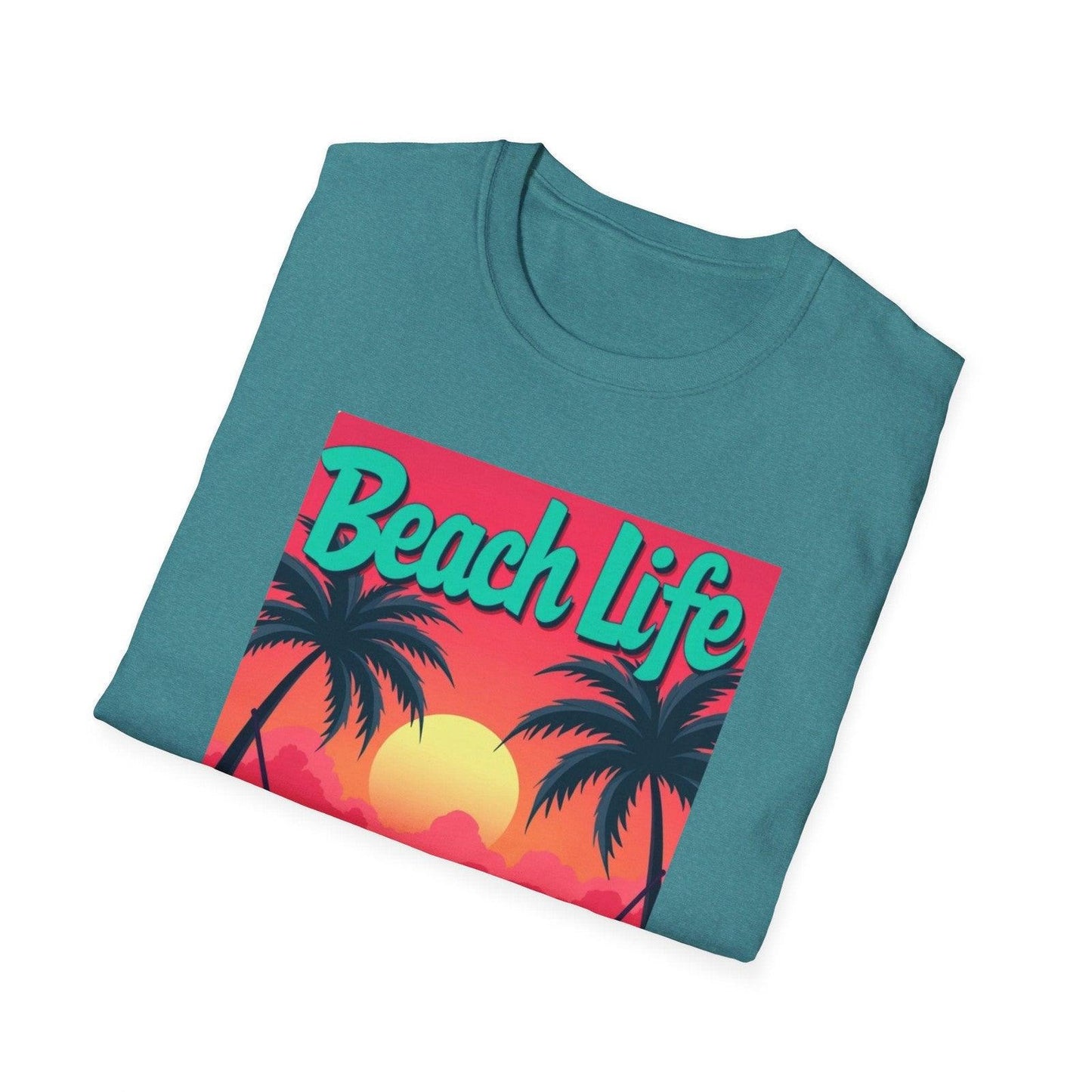 Beach Life T-Shirt for Surfing and Coastal Adventures - Even Keel LLC